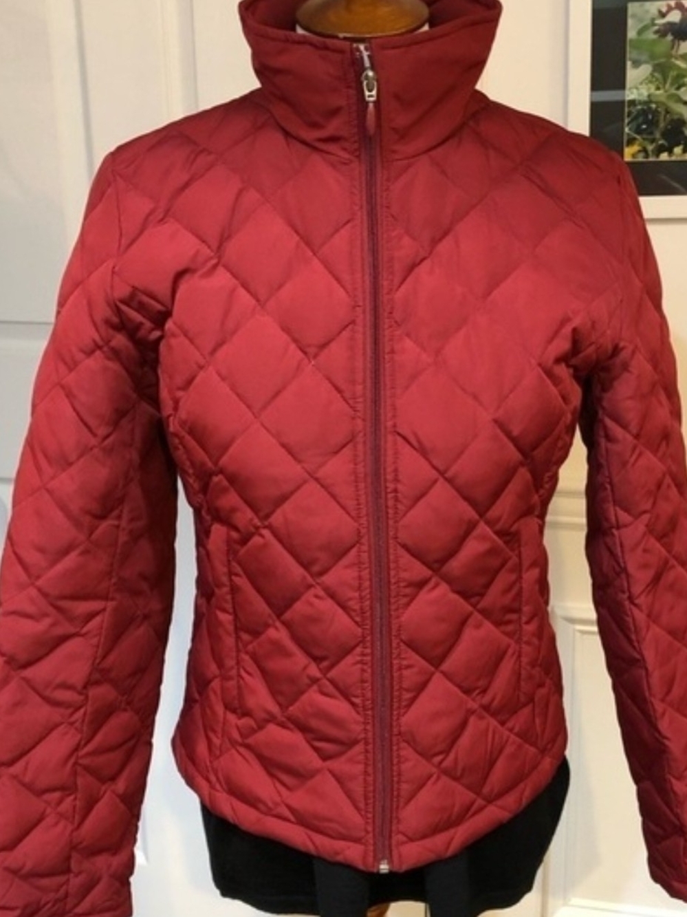 Kenneth Cole Reaction Quilted Puffer Jacket in Red